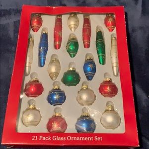 Mini21 glass ornaments